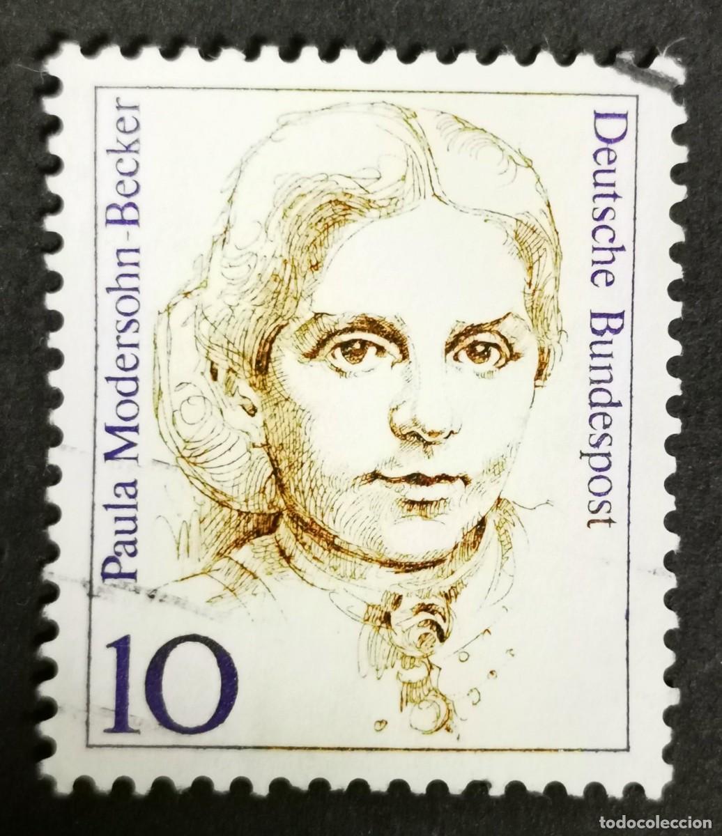 Sellos: Sello Alemania R. Federal 1988, Mujeres alemana: Paula Modersohn-Becker, 10 Pf. Michel: DE 1359