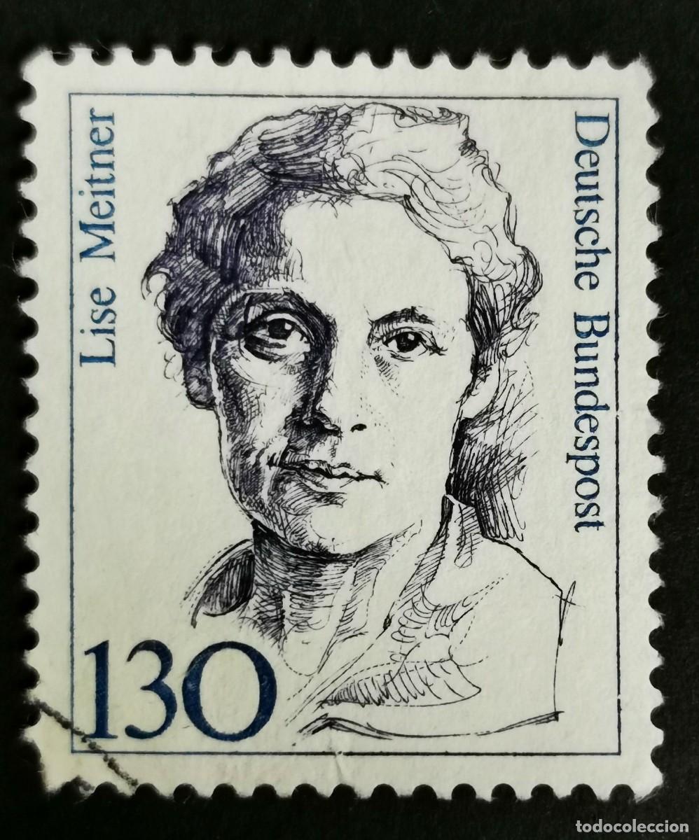 Sellos: Sello Alemania R. Federal 1988, Mujeres alemana: Lise Meitner (1878-1968) , 130 Pf. Michel: DE 1366