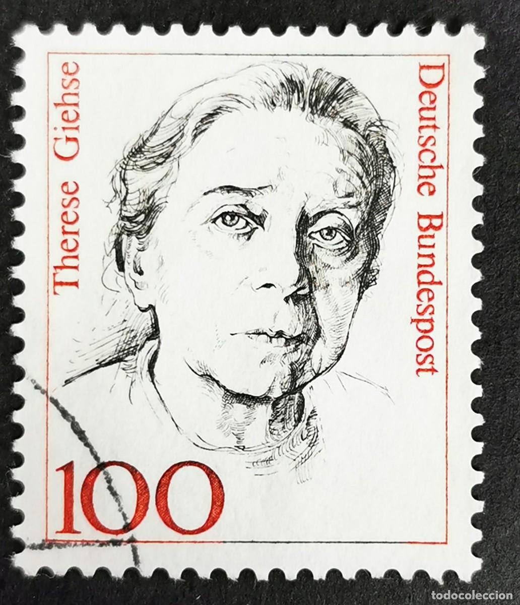 Sellos: Sello Alemania R. Federal 1988, Mujeres alemana: Teresa Giehse (1898-1975), 100 Pf. Michel: DE 1390