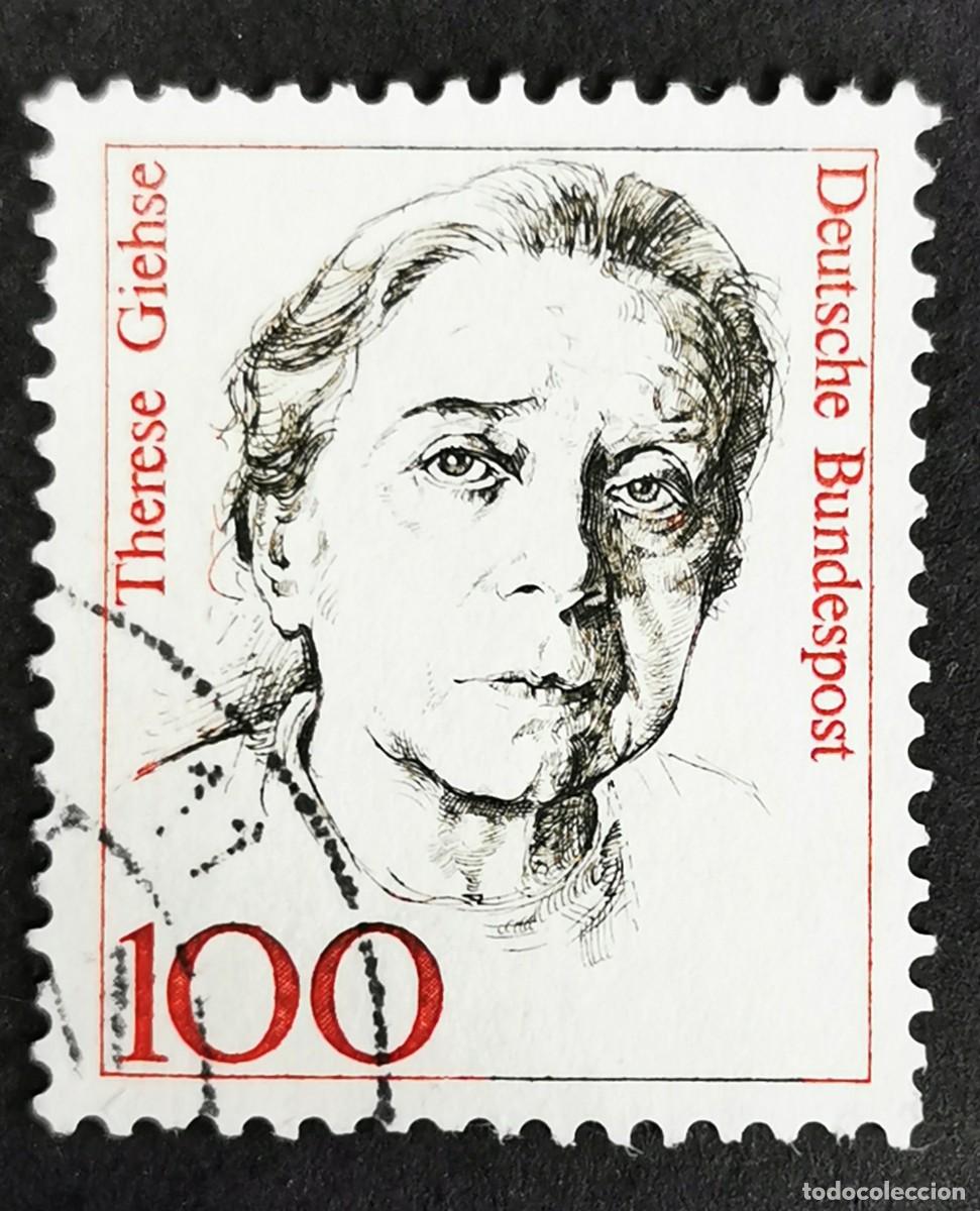 Sellos: Sello Alemania R. Federal 1988, Mujeres alemana: Teresa Giehse (1898-1975), 100 Pf. Michel: DE 1390