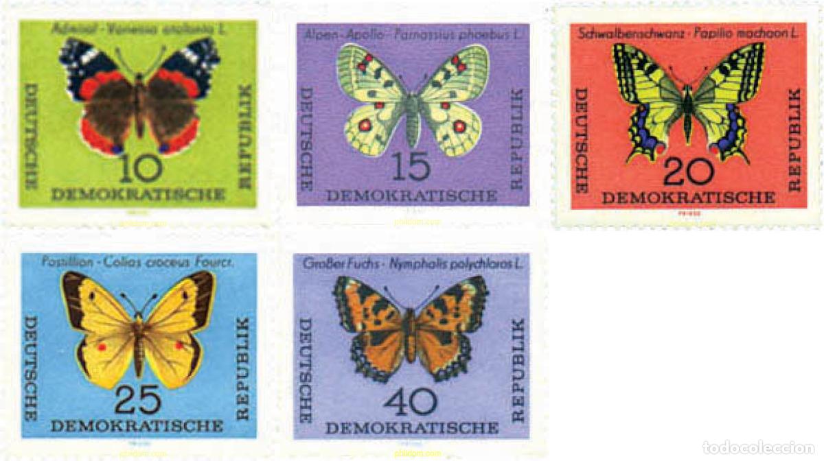 Sellos: 75549 MNH ALEMANIA DEMOCRATICA 1964 MARIPOSAS