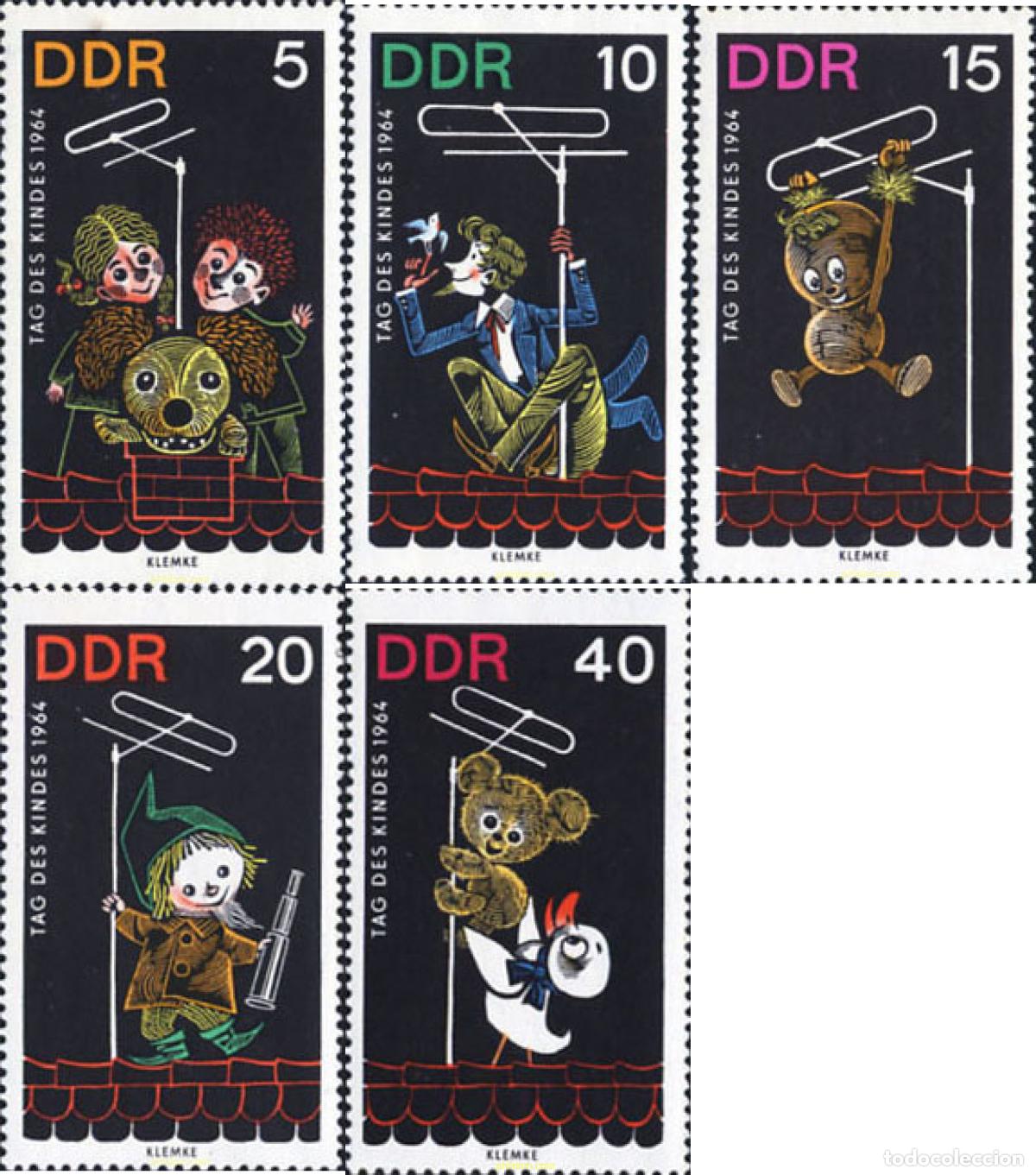 Sellos: 150599 MNH ALEMANIA DEMOCRATICA 1964 DIA DE LOS NI&Ntilde;OS