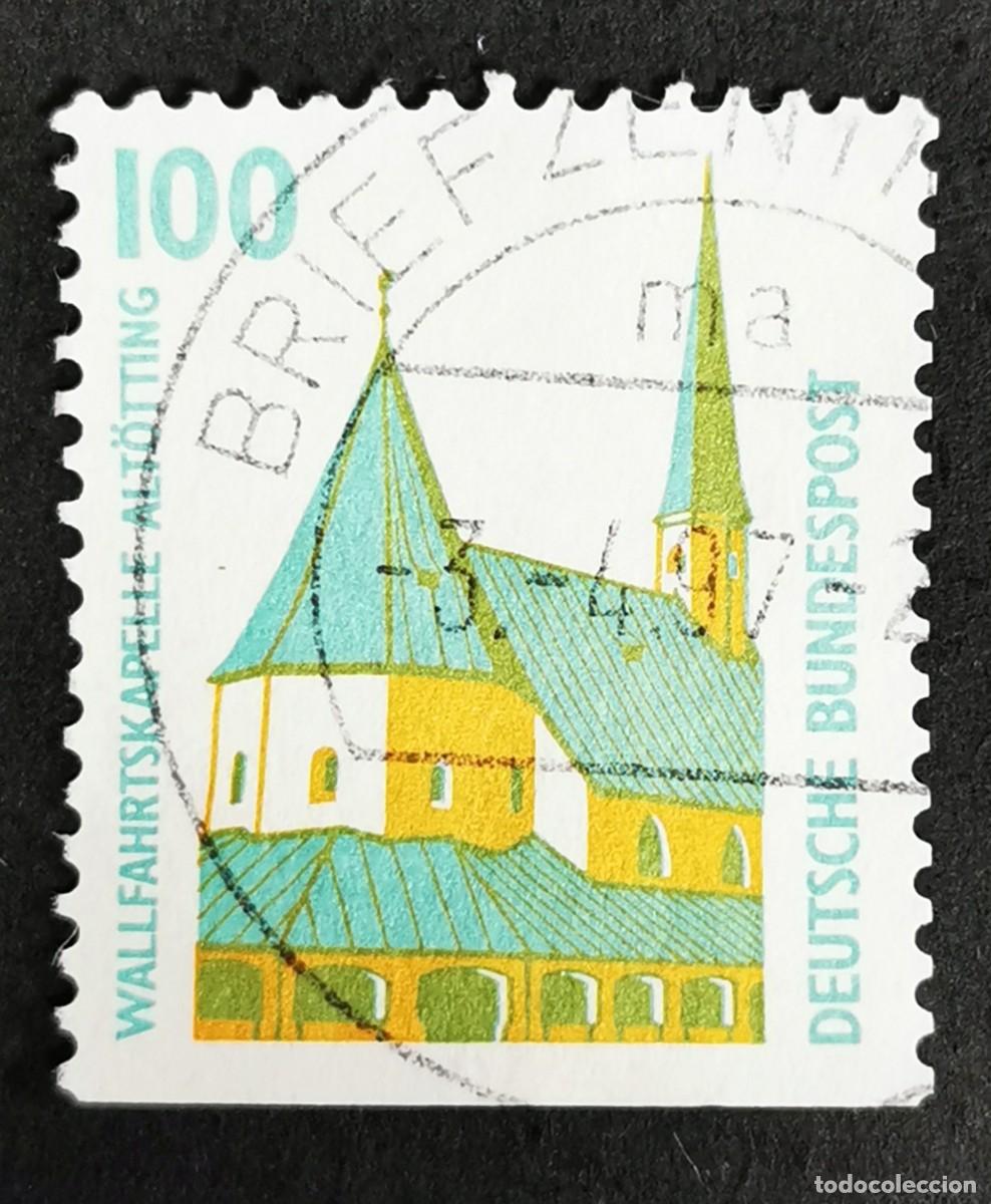 Sellos: Sello Alemania R. Federal 1989, Capilla de peregrinaci&oacute;n, Alt&ouml;tting , 100 Pf. Michel: DE 1406Du