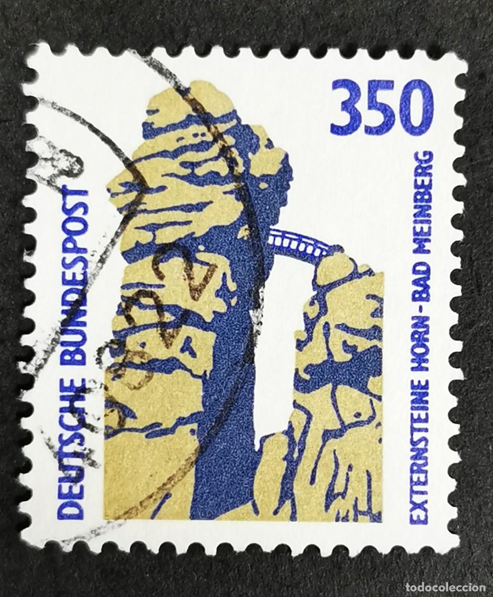 Sellos: Sello Alemania R. Federal 1989, Externsteine, Horn-Bad Meinberg , 350 Pf. Michel: DE 1407Au