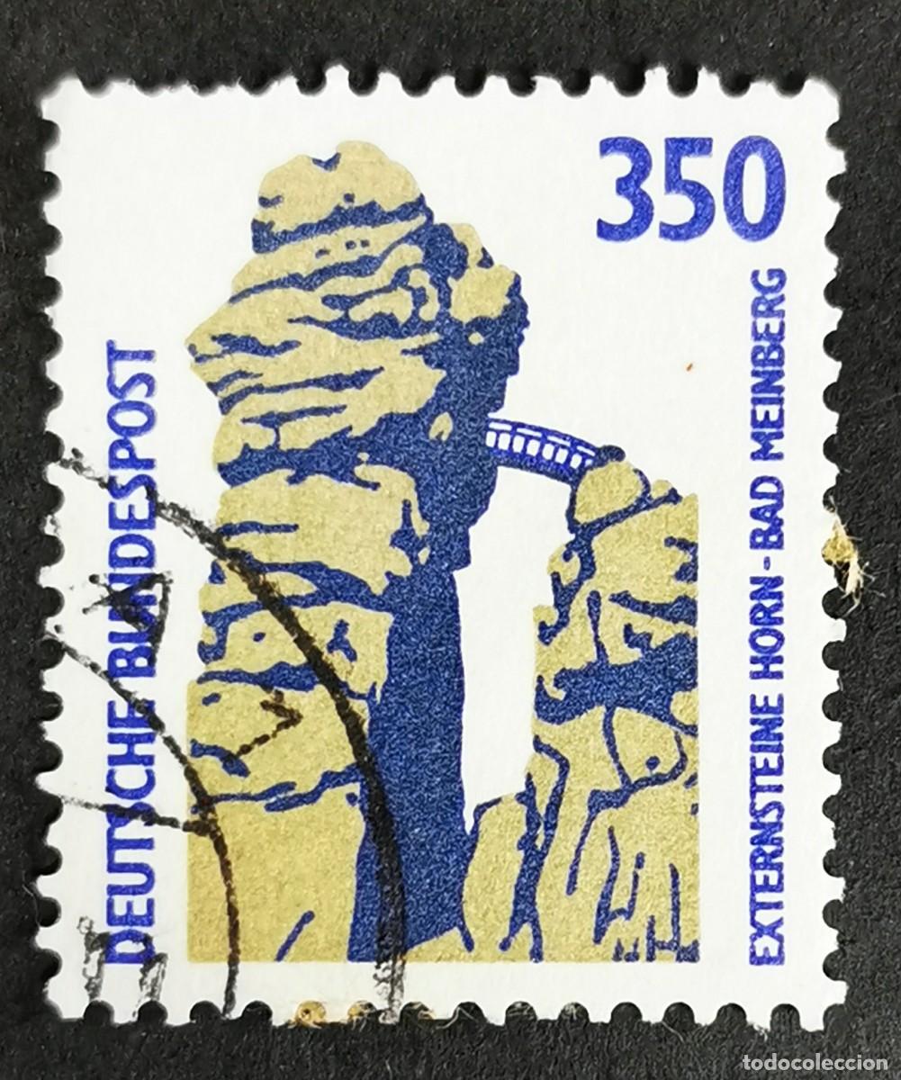 Sellos: Sello Alemania R. Federal 1989, Externsteine, Horn-Bad Meinberg , 350 Pf. Michel: DE 1407Au