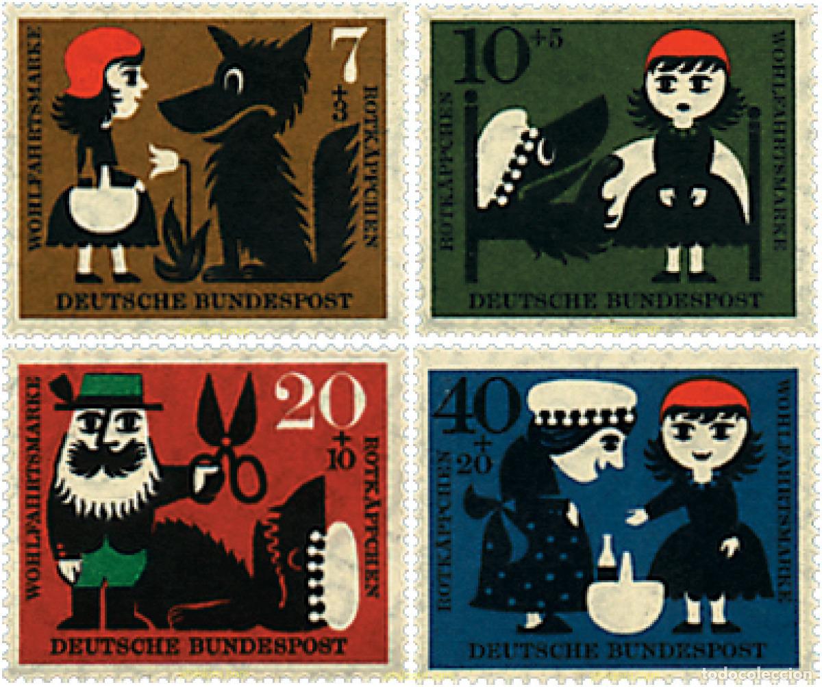 Sellos: 64899 MNH ALEMANIA FEDERAL 1960 CUENTO DE LOS HERMANOS GRIMM