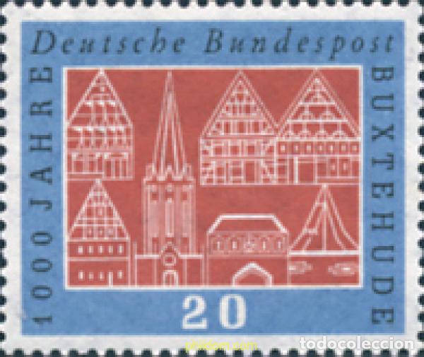 Sellos: 150070 MNH ALEMANIA FEDERAL 1959 MILENARIO DE LA CIUDAD DE BUXTEHUDE