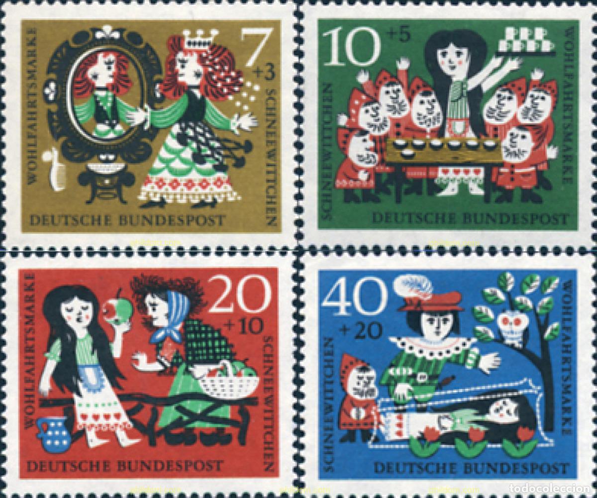 Sellos: 150087 MNH ALEMANIA FEDERAL 1962 CUENTO DE LOS HERMANOS GRIMM