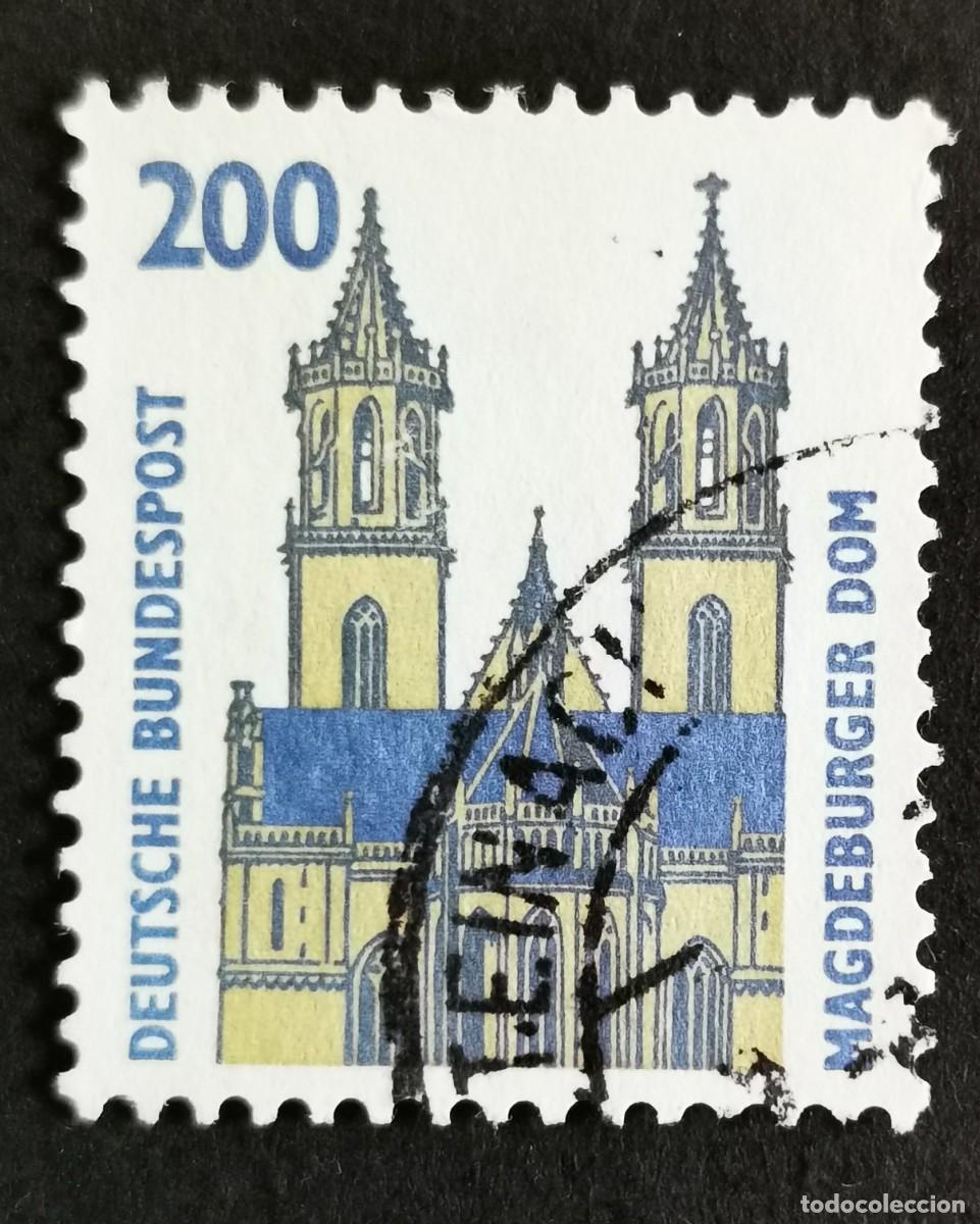 Sellos: Sello Alemania R. Federal 1993, Catedral de Magdeburgo, 200 Pf. Michel: DE 1665