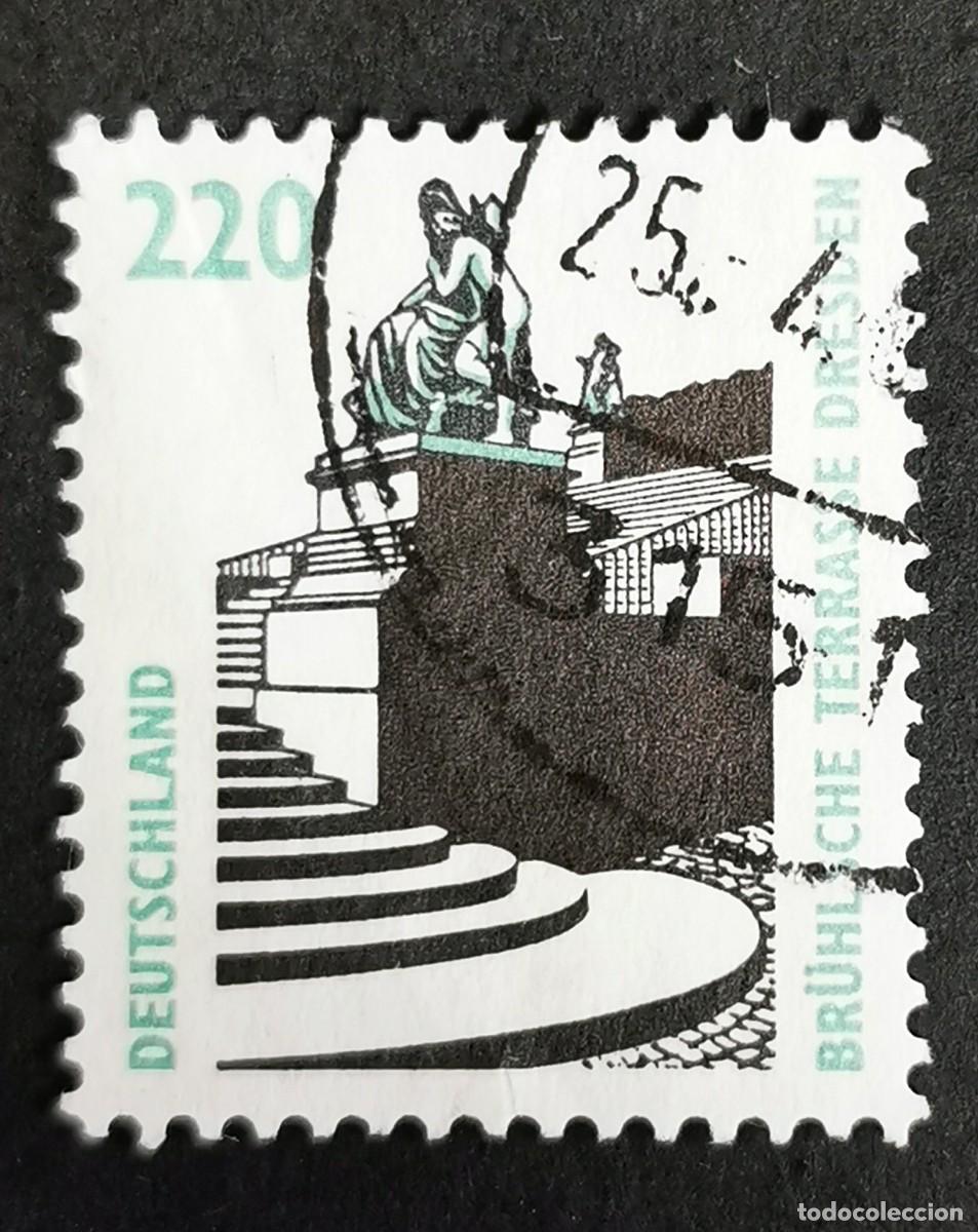 Sellos: Sello Alemania R. Federal 1997, Terraza de Br&uuml;hl, Dresde, 220 Pf. Michel: DE 1936A