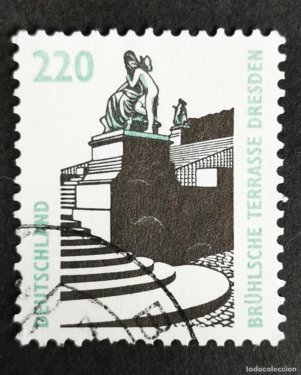 Sellos: Sello Alemania R. Federal 1997, Terraza de Br&uuml;hl, Dresde, 220 Pf. Michel: DE 1936A