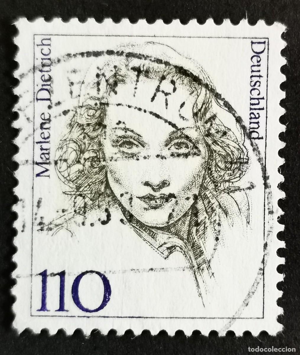 Sellos: Sello Alemania R. Federal 1997, Mujeres alemanas: Marlene Dietrich, 110 Pf. Michel: DE 1939