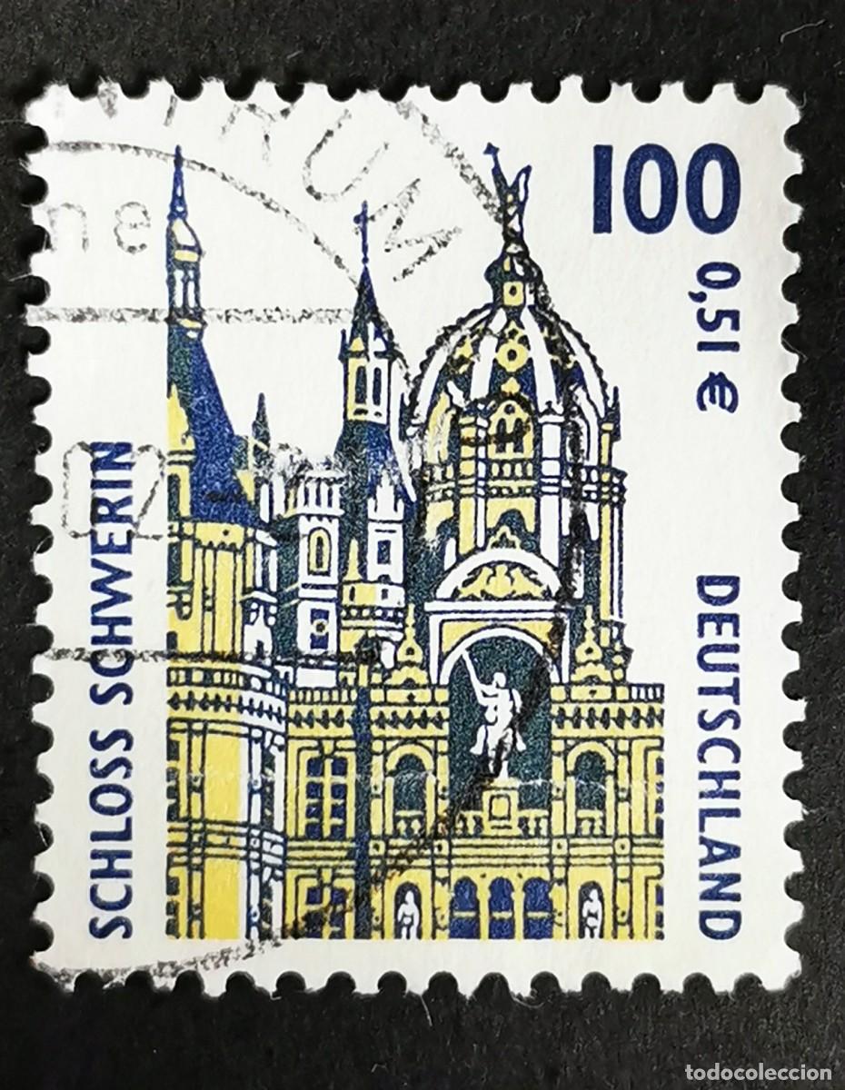 Sellos: Sello Alemania R. Federal 2001, Castillo de Schwerin, 100 Pf. Michel: DE 2156