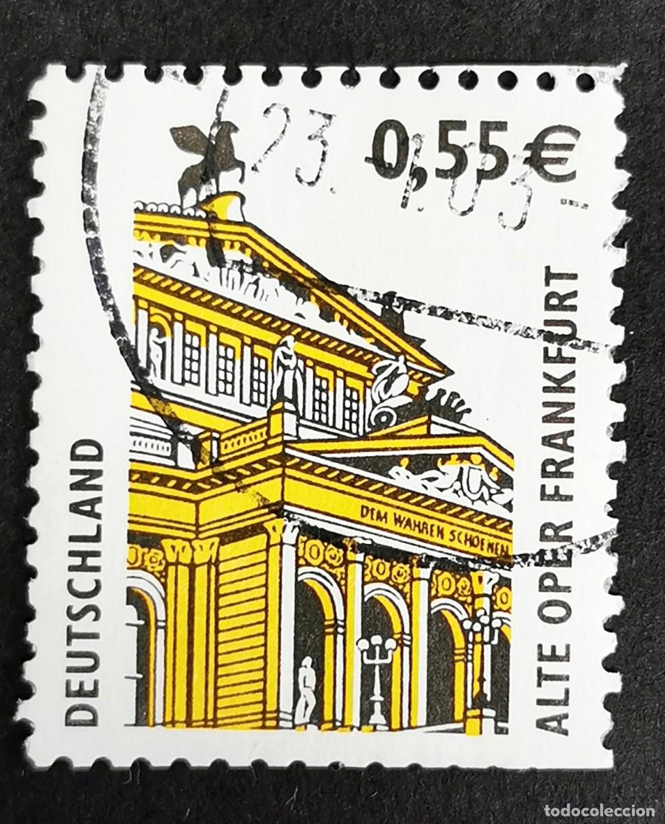 Sellos: Sello Alemania R. Federal 2002, Antigua &Oacute;pera, Fr&aacute;ncfort, 0,55 &euro; Michel: DE 2300AI