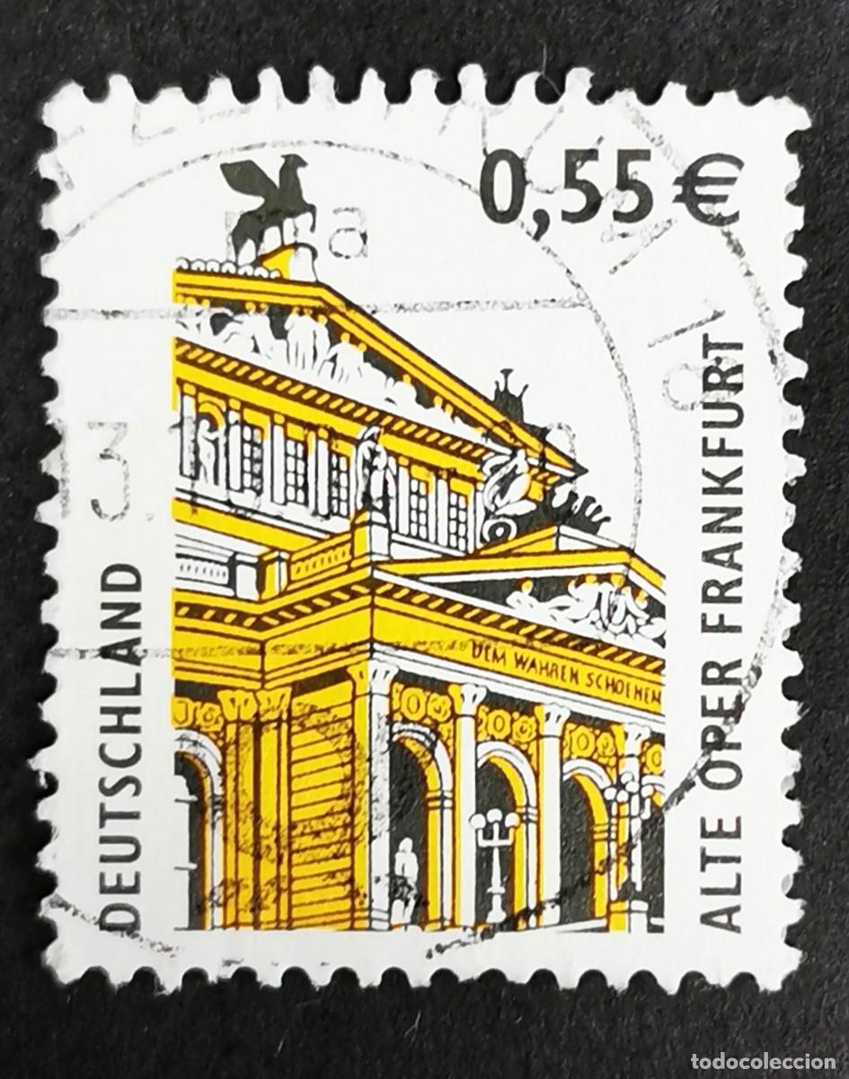 Sellos: Sello Alemania R. Federal 2002, Antigua &Oacute;pera, Fr&aacute;ncfort, 0,55 &euro; Michel: DE 2300AI