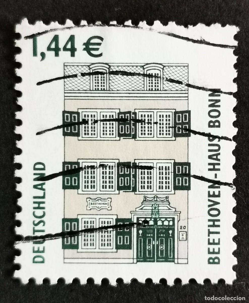 Sellos: Sello Alemania R. Federal 2003, Casa de Beethoven, Bonn, 1,44 &euro; Michel: DE 2306AI