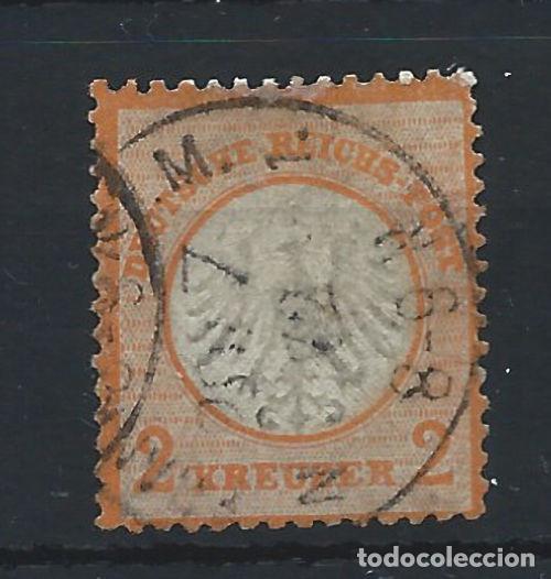 Sellos: Allemagne Empire N&deg;8 Obl (FU) 1872 - Blason
