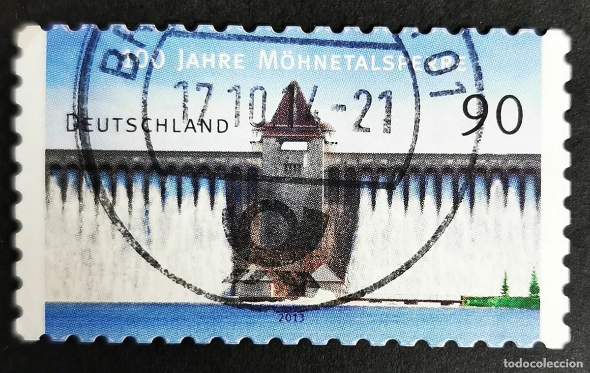 Sellos: Sello Alemania R.Federal 2013, Centenario del embalse de M&ouml;hne, 90 ct Michel: DE 3000