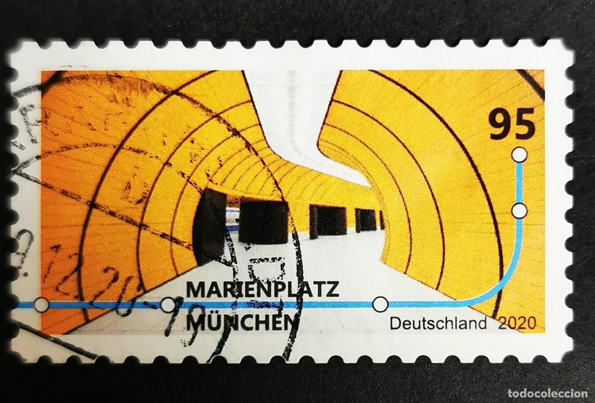 Sellos: Sello Alemania R.Federal 2020, Estaci&oacute;n Marienplatz, M&uacute;nich, 95 ct Michel: DE 3538