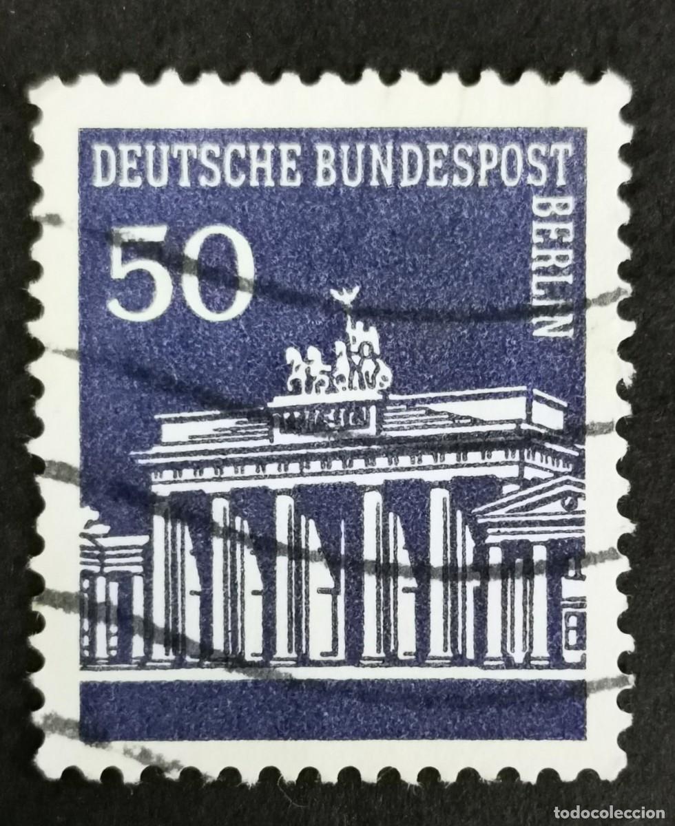 Sellos: Sello Alemania Berl&iacute;n 1966, Puerta de Brandeburgo, 50 Pf Michel: DE-BE 289