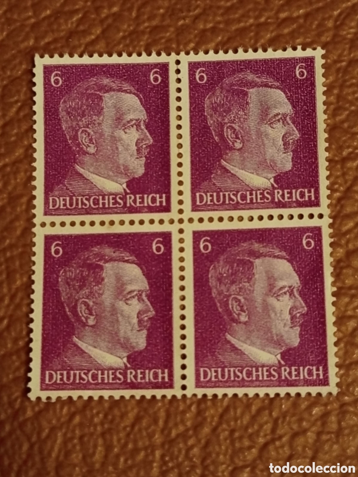 Sellos: Bloque Alemania 1941 Michel 784 Hitler 6 Pfennig Deutsches Reich MH