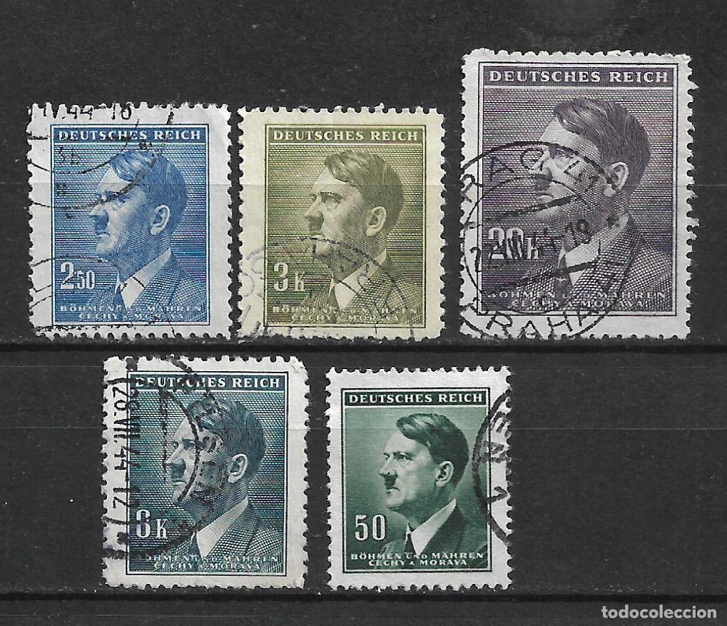 Sellos: alemania reich lote 5 sellos usados - 28/2