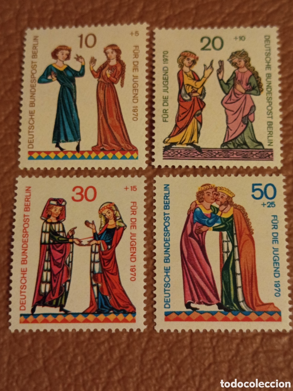 Sellos: Sellos Berl&iacute;n 1970 (Michel 359-362) F&uuml;r die MNH
