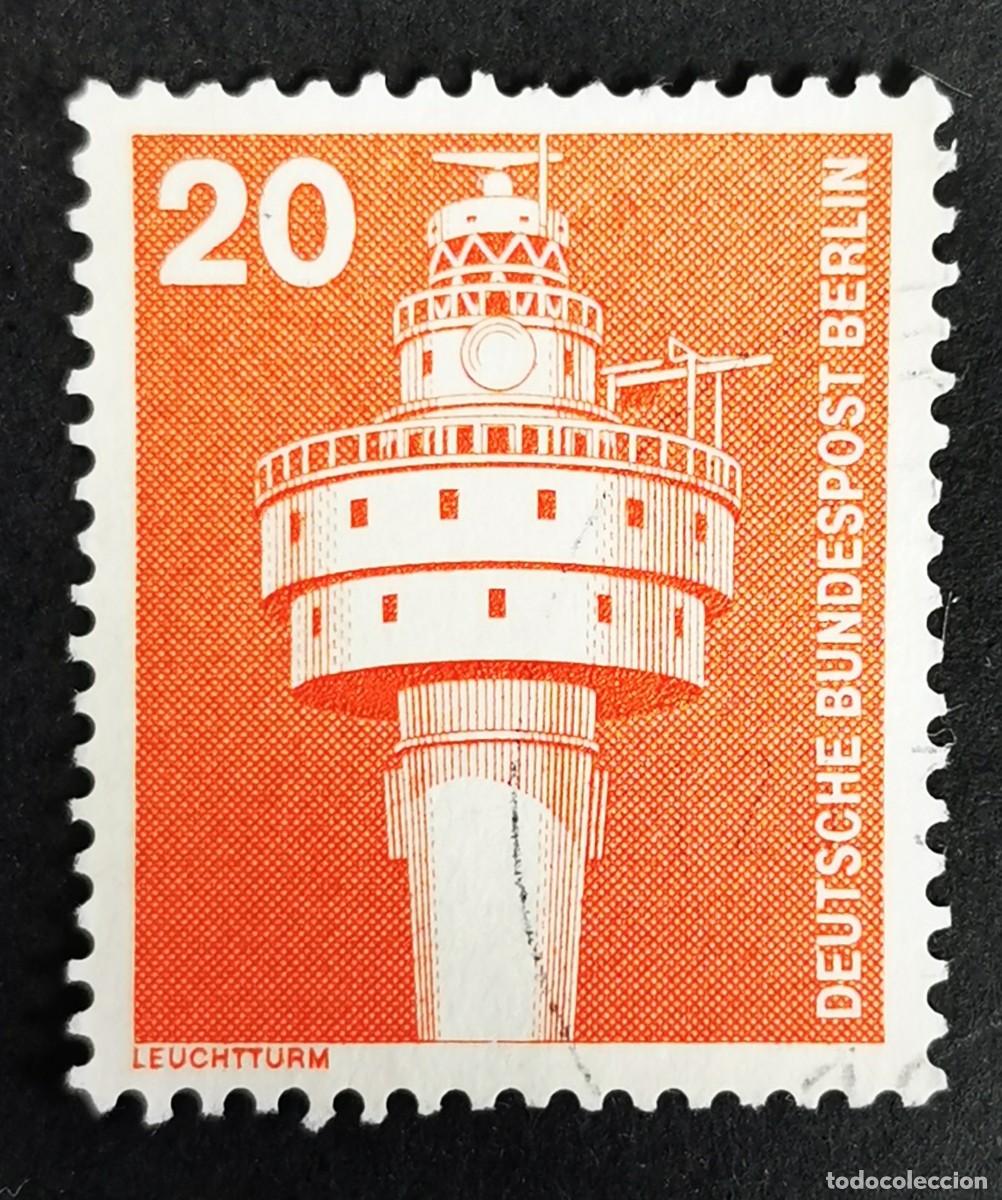 Sellos: Sello Alemania Berl&iacute;n 1976, Industria: El faro de Alte Weser, 20 Pf. Michel: DE-BE 496