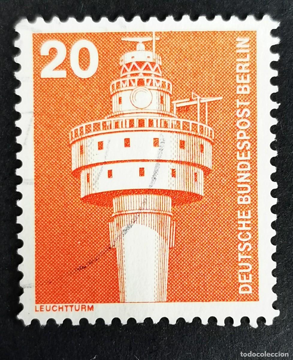 Sellos: Sello Alemania Berl&iacute;n 1976, Industria: El faro de Alte Weser, 20 Pf. Michel: DE-BE 496