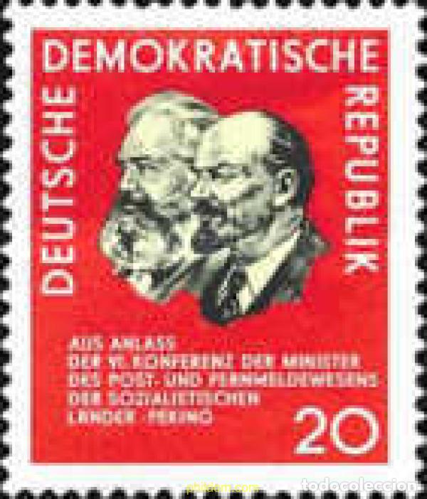 Sellos: 150617 MNH ALEMANIA DEMOCRATICA 1965 6 CONFERENCIA DE LOS MINISTROS DE CORREOS EN PEKIN