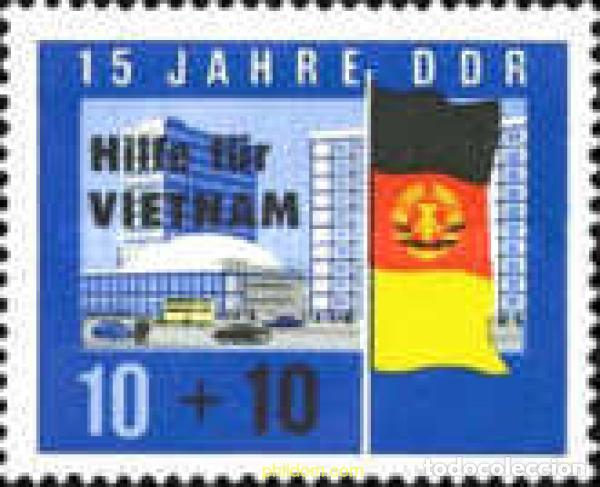 Sellos: 39859 MNH ALEMANIA DEMOCRATICA 1965 AYUDA AL VIETNAM