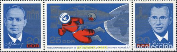 Sellos: 144548 MNH ALEMANIA DEMOCRATICA 1965 VISITA DE ASTRONAUTAS RUSOS