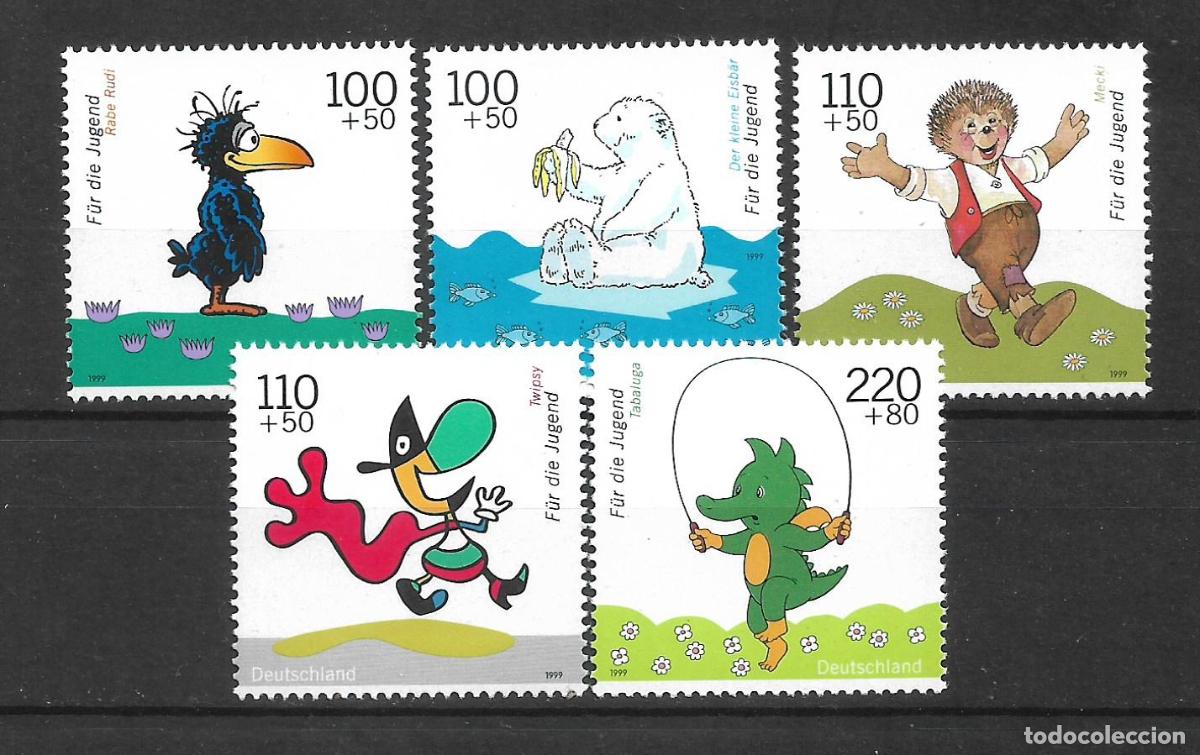 Sellos: alemania 1999 michel 2055/2059 ** mnh 11&euro;- 11/17