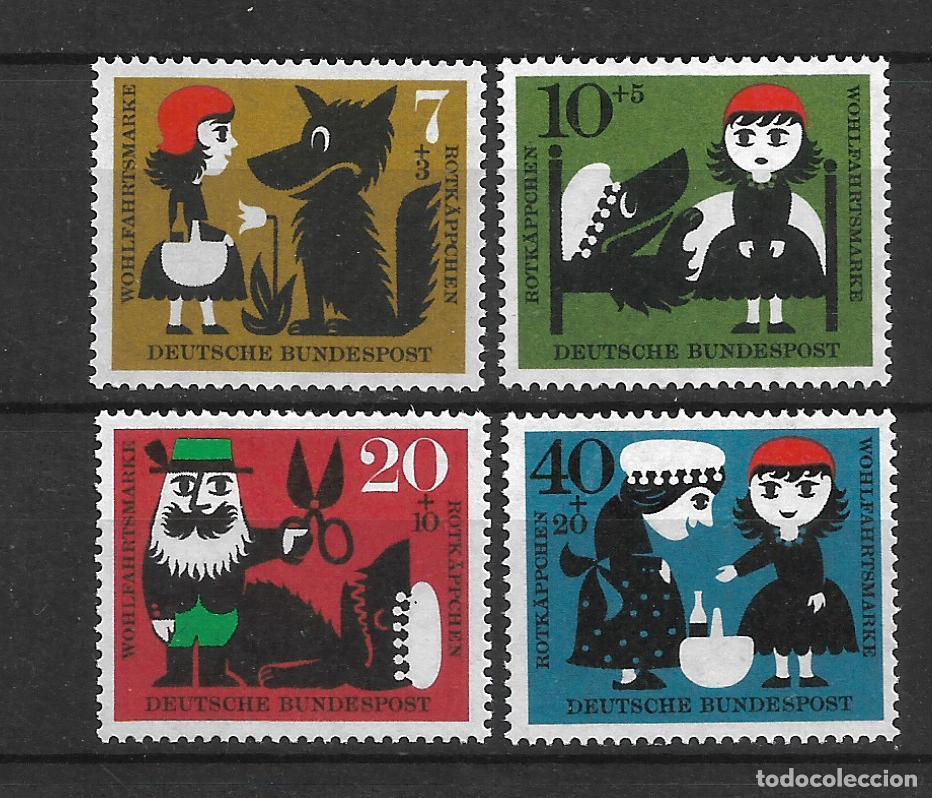 Sellos: alemania 1960 michel 340/343 ** mnh - 11/17