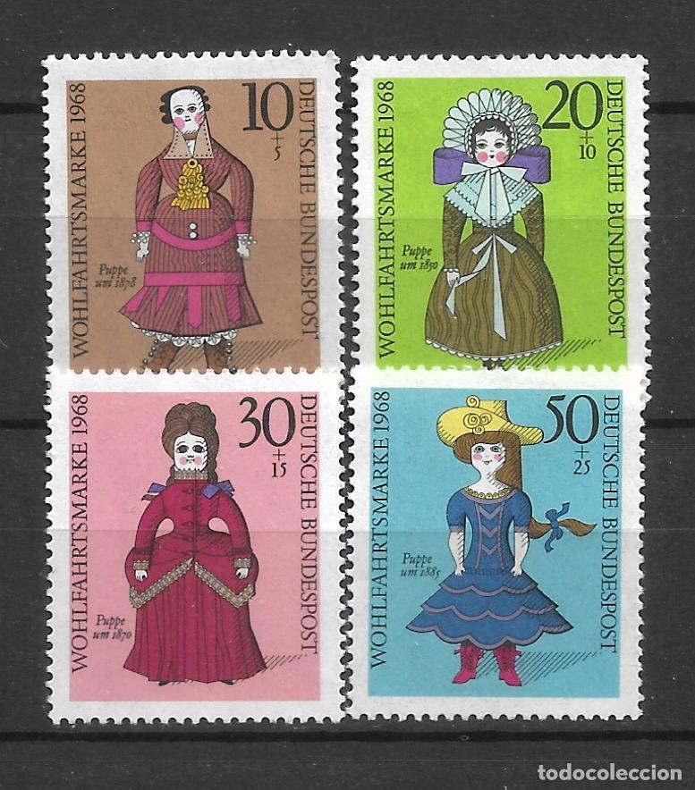 Sellos: alemania 1968 michel 571/574 ** mnh - 11/17