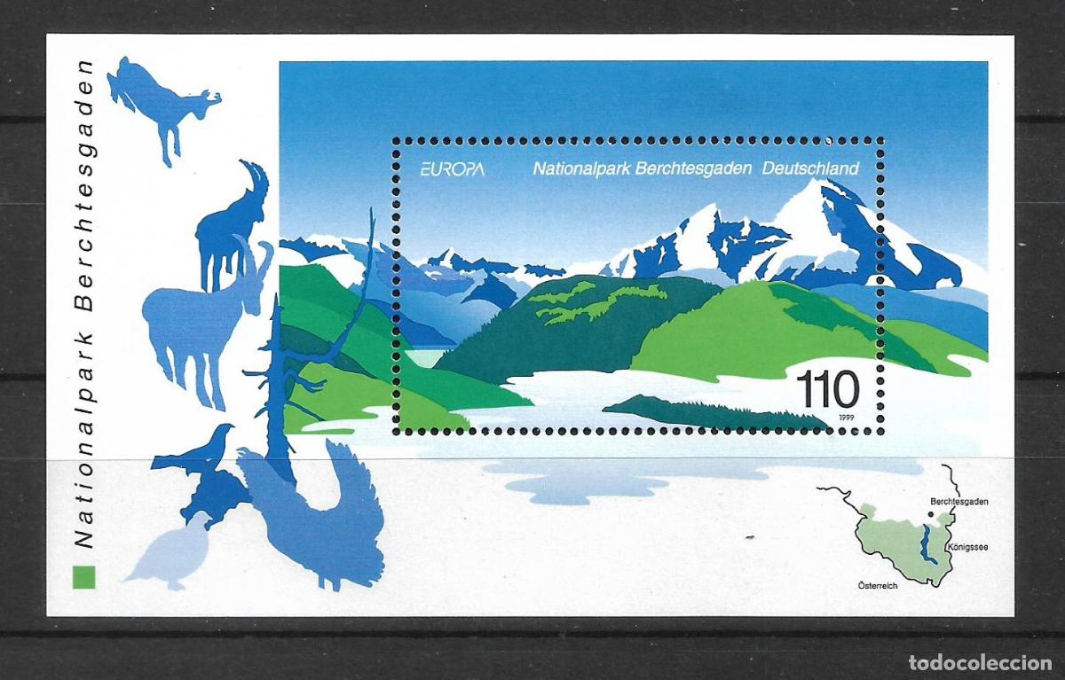 Sellos: alemania 1999 michel hoja bloque 47 ** mnh - 24/10