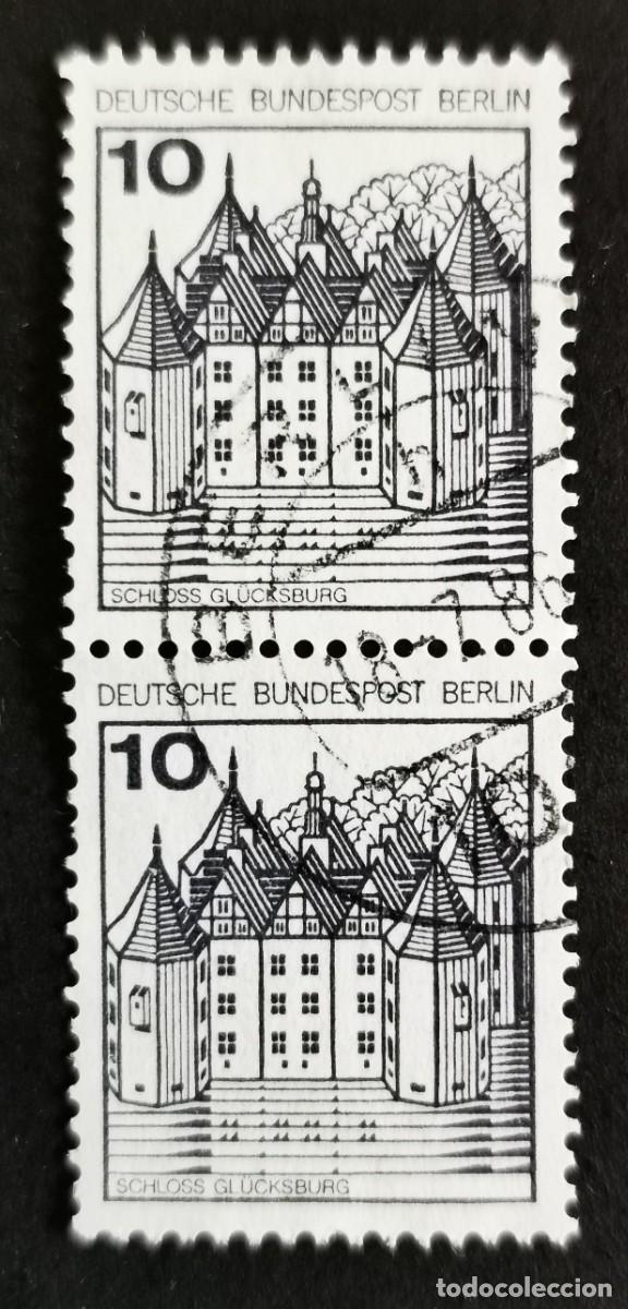 Sellos: Sello Alemania Berl&iacute;n 1977, Castillo de Gl&uuml;cksburg, 10 Pf. Michel: DE-BE 532AI