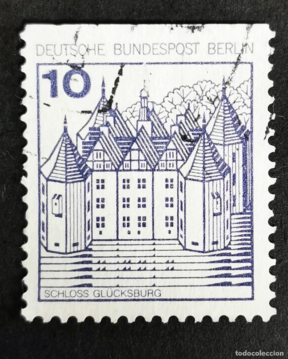 Sellos: Sello Alemania Berl&iacute;n 1977, Castillo de Gl&uuml;cksburg, 10 Pf. Michel: DE-BE 532CI