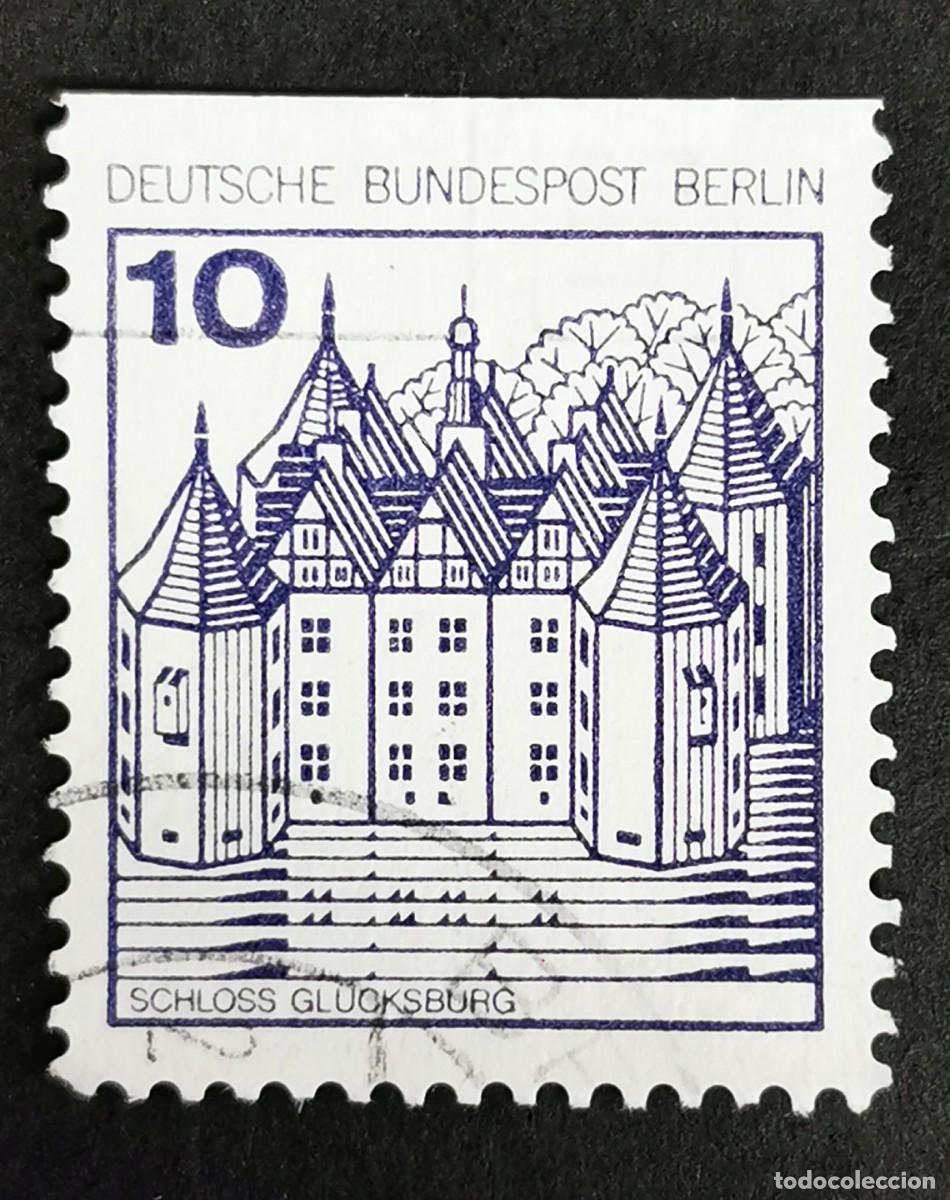 Sellos: Sello Alemania Berl&iacute;n 1977, Castillo de Gl&uuml;cksburg, 10 Pf. Michel: DE-BE 532CI