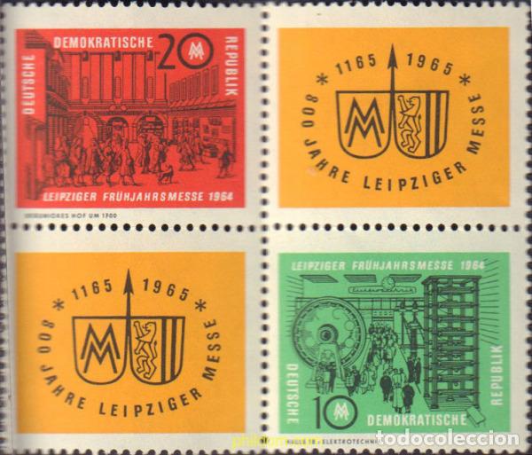 Sellos: 793350 MNH ALEMANIA DEMOCRATICA 1964 FERIA DE PRIMAVERA DE LEIPZIG