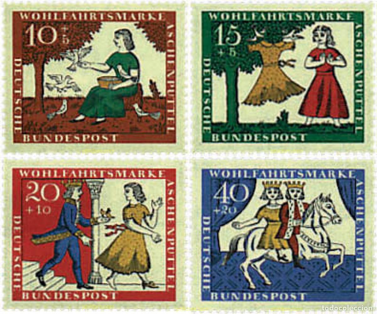 Sellos: 64912 MNH ALEMANIA FEDERAL 1965 CUENTO DE LOS HERMANOS GRIMM