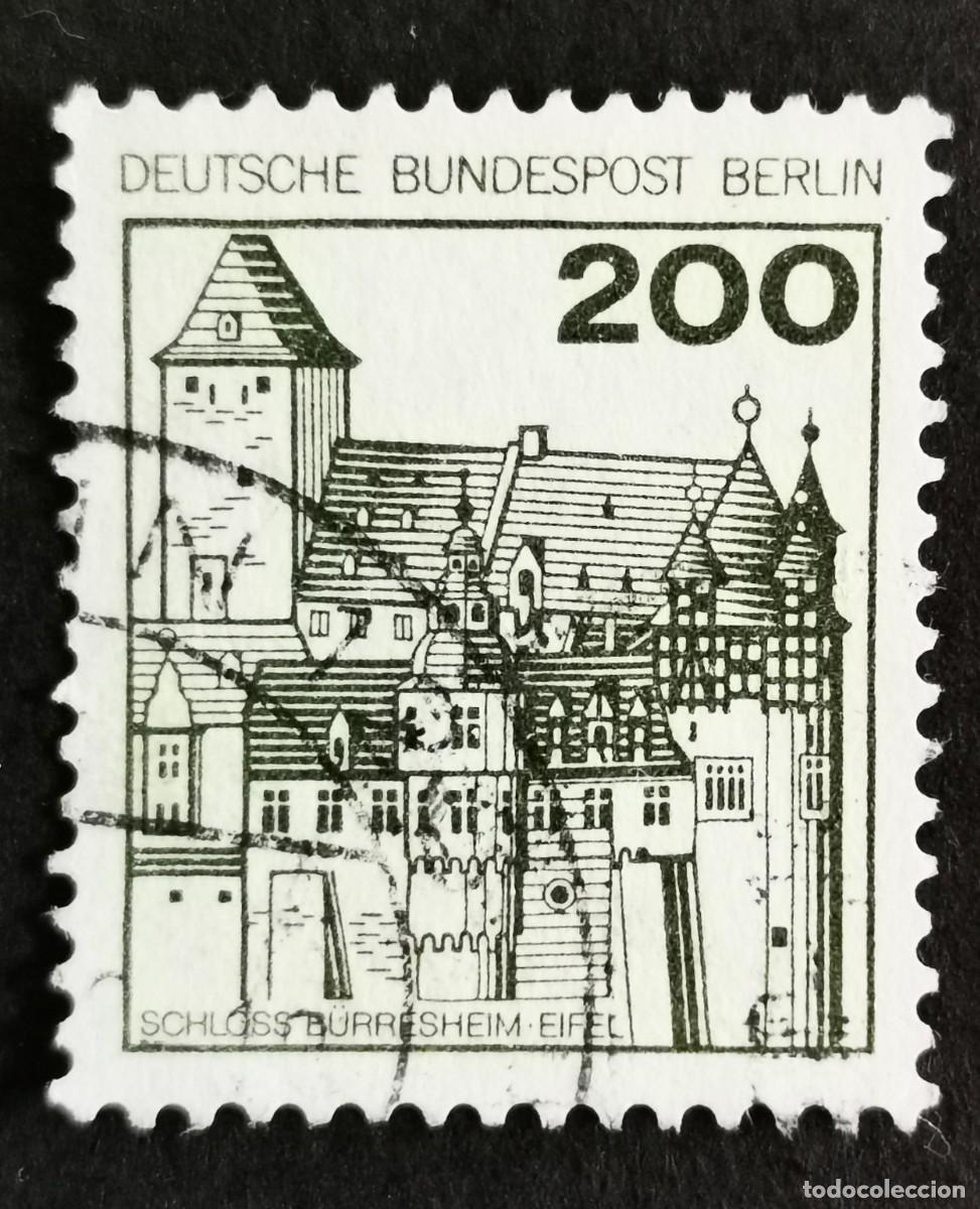 Sellos: Sello Alemania Berl&iacute;n 1977, Castillo de B&uuml;rresheim, 200 Pf. Michel: DE-BE 540AI