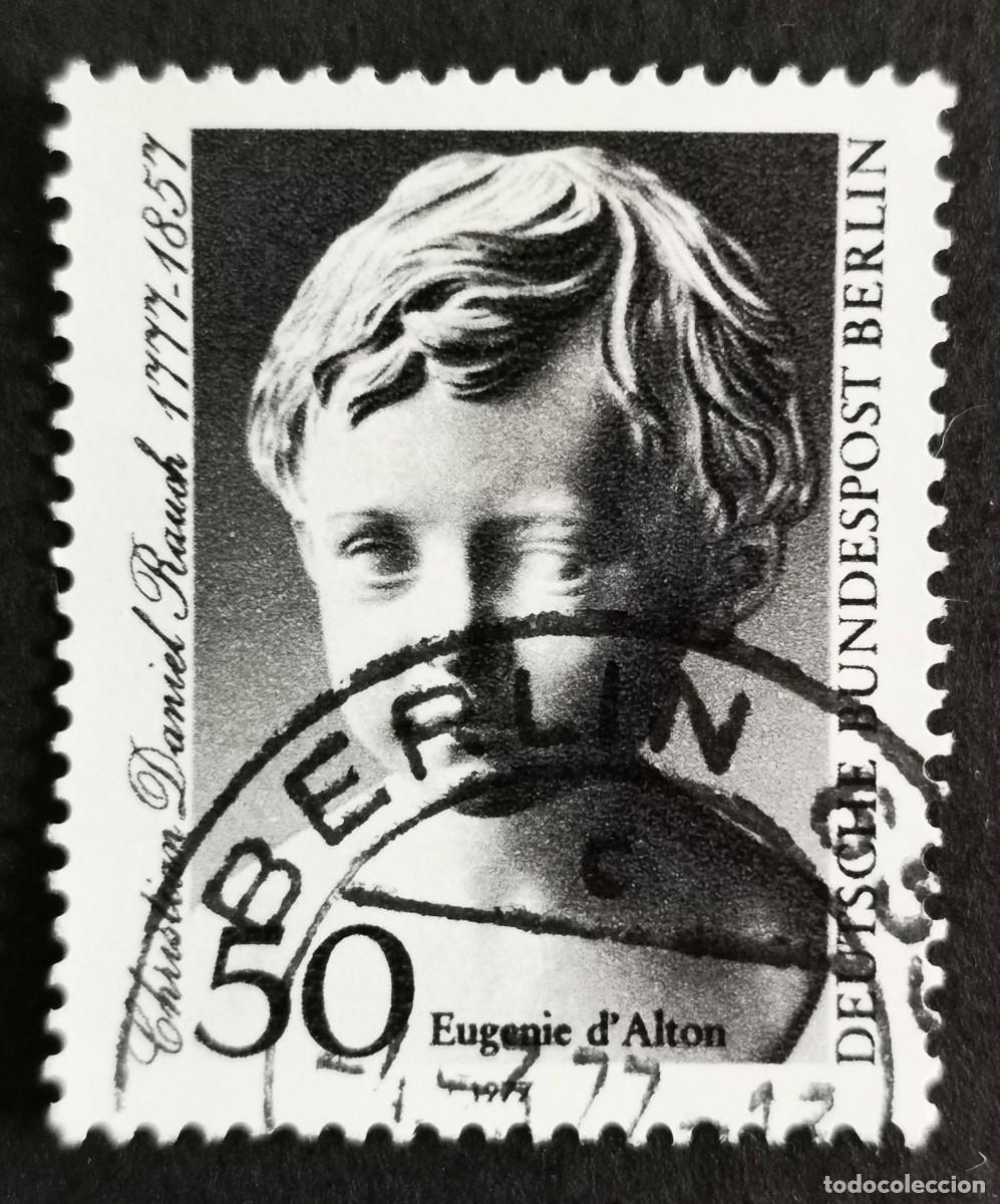 Sellos: Sello Alemania Berl&iacute;n 1977, Busto &rdquo;Eugenie d'Alton&rdquo; realizado Christian, 50 Pf. Michel: DE-BE 541