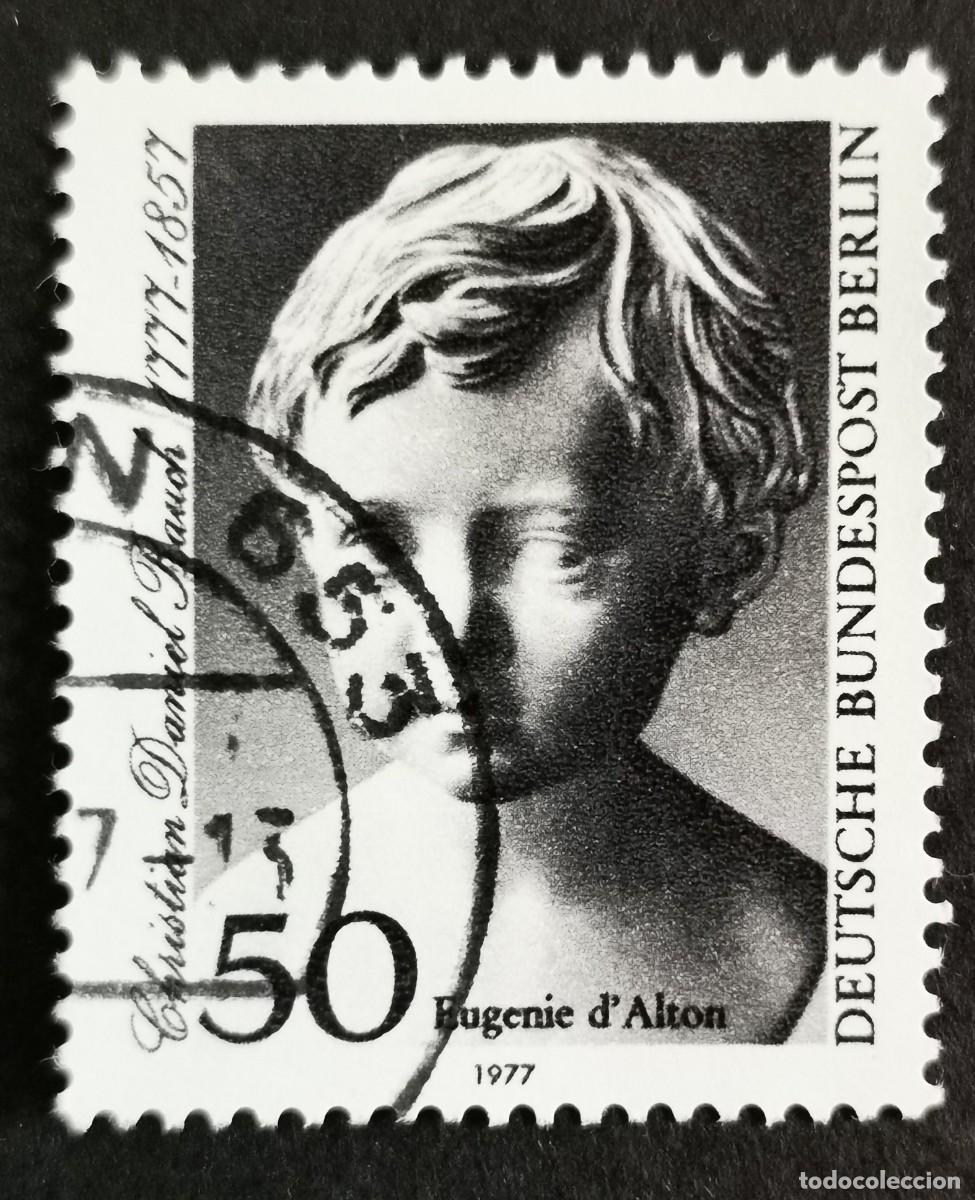 Sellos: Sello Alemania Berl&iacute;n 1977, Busto &rdquo;Eugenie d'Alton&rdquo; realizado Christian, 50 Pf. Michel: DE-BE 541