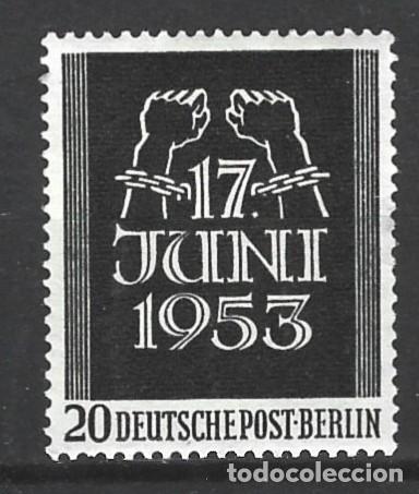 Sellos: ALEMANIA - BERLIN - 17. DE JUNIO 1953 LEVANTAMIENTO POPULAR EN LA RDA - USADO