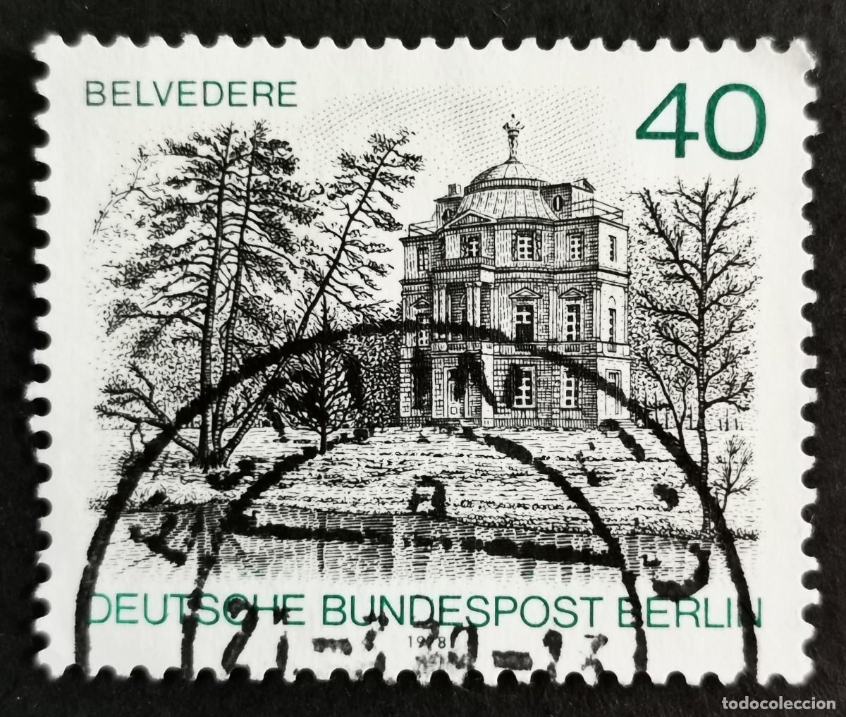 Sellos: Sello Alemania Berl&iacute;n 1978, Belvedere, Palacio de Charlottenburg, 40 Pf. Michel: DE-BE 578