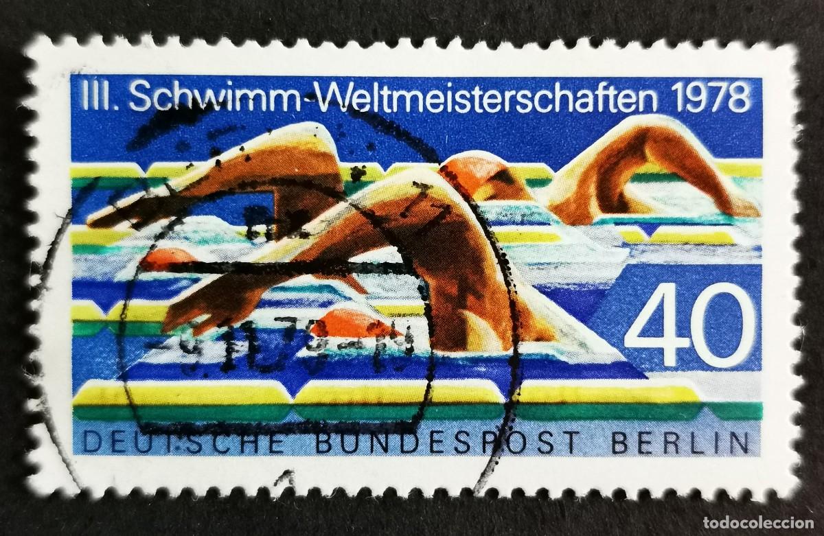 Sellos: Sello Alemania Berl&iacute;n 1978, Estilo libre, 40 Pf. Michel: DE-BE 571