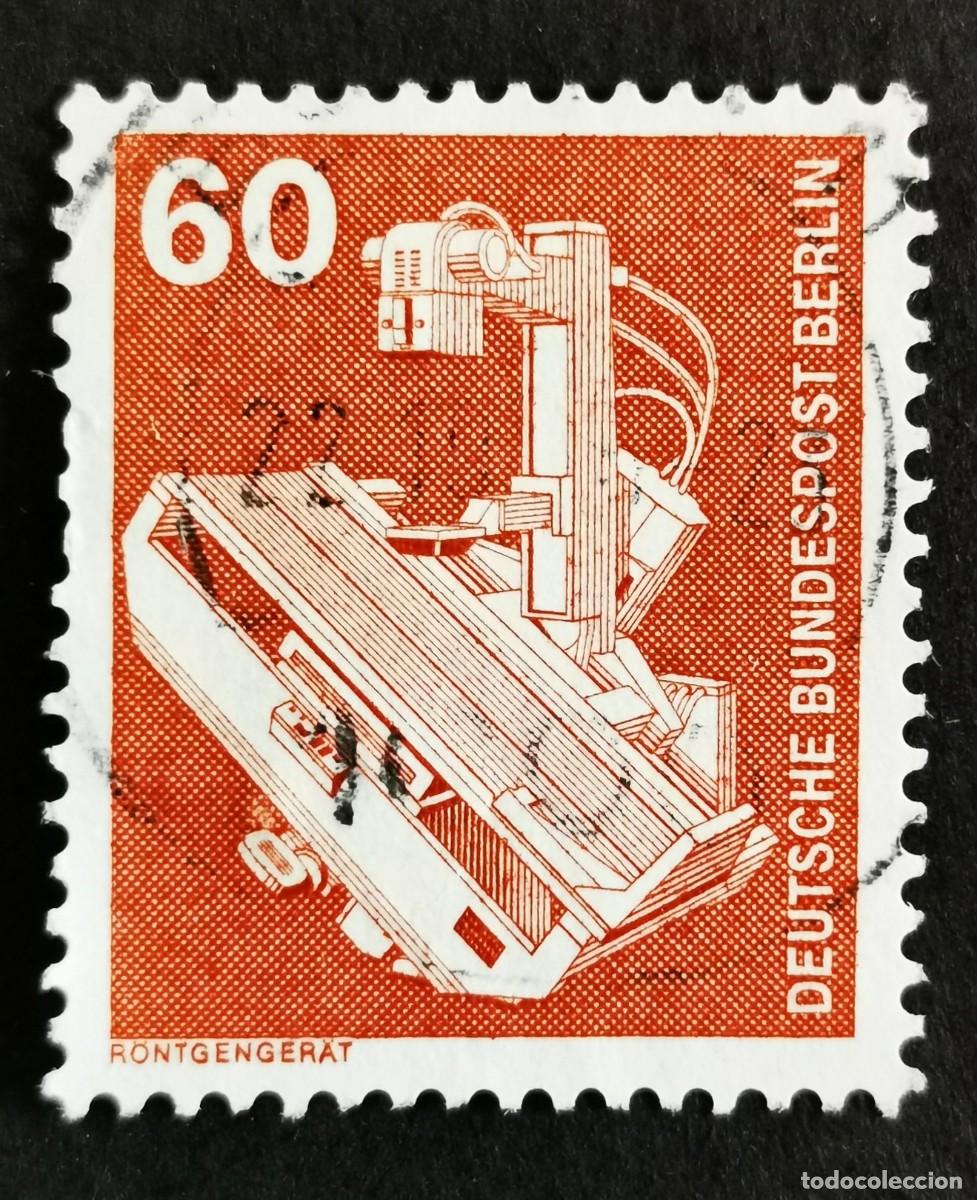 Sellos: Sello Alemania Berl&iacute;n 1978, Industria: m&aacute;quina de rayos X, 60 Pf. Michel: DE-BE 582