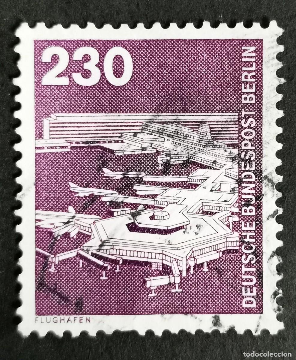 Sellos: Sello Alemania Berl&iacute;n 1979, Industria: Aeropuerto de Frankfurt, 230 Pf. Michel: DE-BE 586