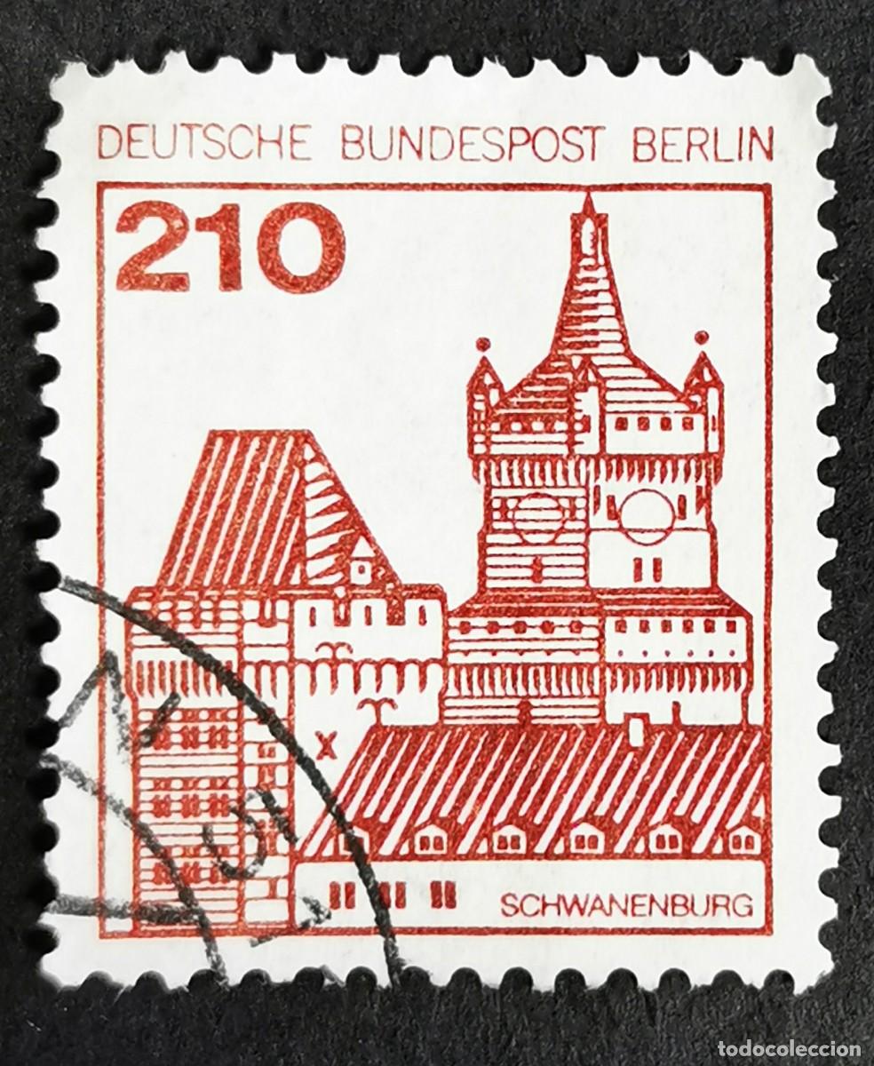 Sellos: Sello Alemania Berl&iacute;n 1979, Castillo de Schwanenburg, Kleve, 210 Pf. Michel: DE-BE 589